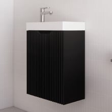 Dustin 450mm Wall Hung Small Space Single Vanity